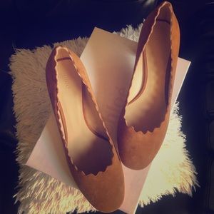 Chloe Lauren Brown (Cognac) Suede 50mm Pumps, 39